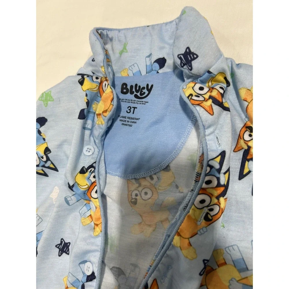 Bluey Bingo Pajamas Set Toddler Boys Girls Blue 3T Top 4T Pants‎ Mixed Set